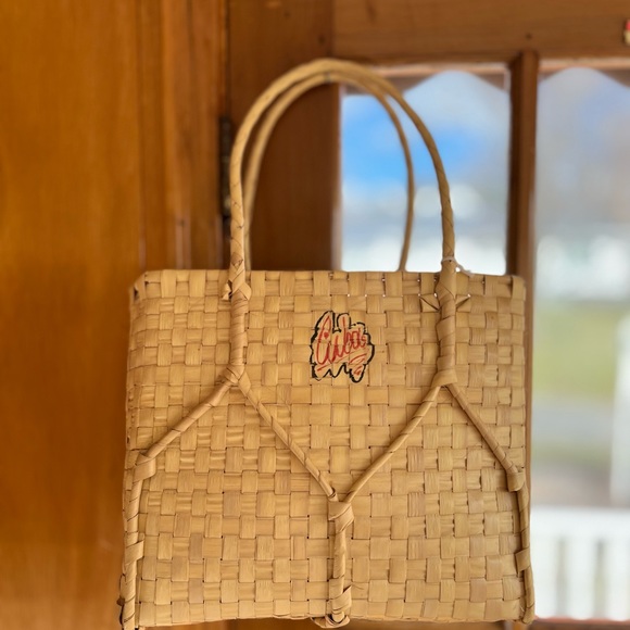 Vintage Cuba Straw Beach Tote - Picture 8 of 13